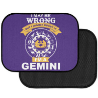 Gemini -i Am A Gemini Rear Car Mat | Artistshot