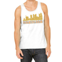 Vintage Retro Birmingham Alabama Skyline Long Sleeve T Shirt Tank Top | Artistshot