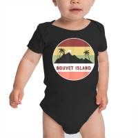 Bouvet Island Mountain And Palms T Shirt Baby Bodysuit | Artistshot