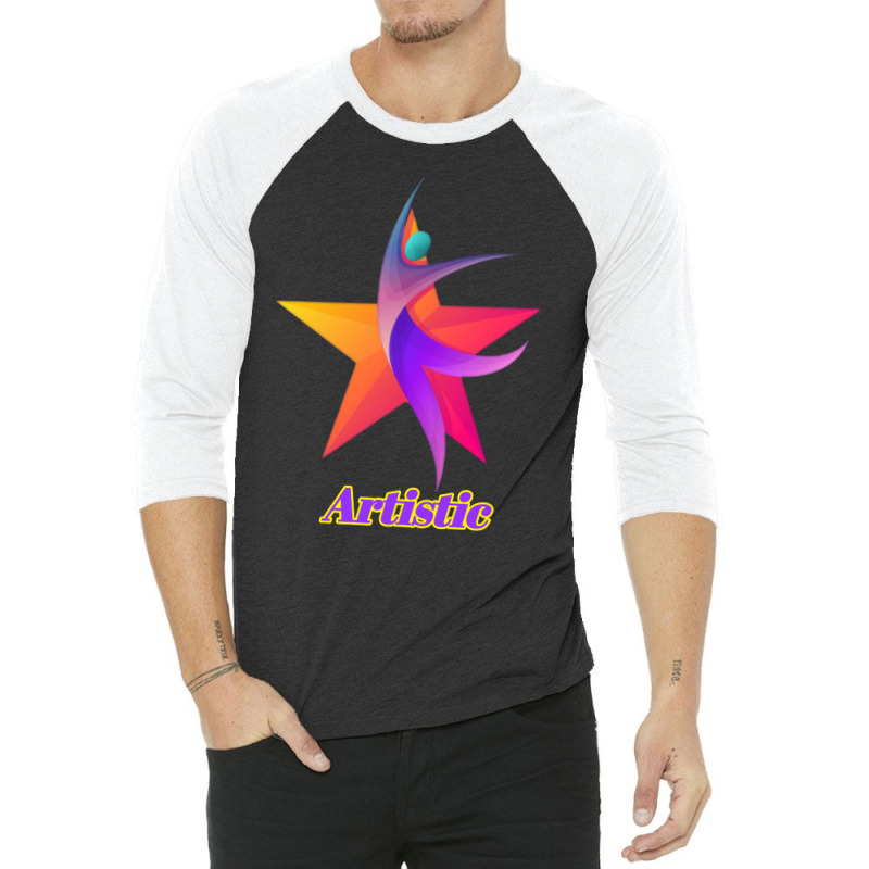 Star Artistic 3/4 Sleeve Shirt | Artistshot