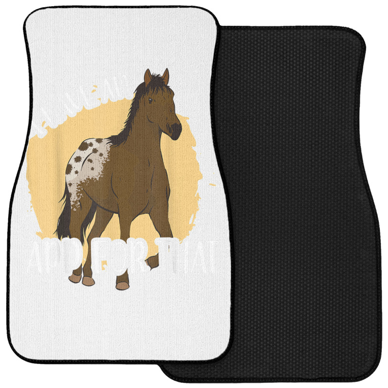 I Have An App For That, Appaloosa T Shirt Front Car Mat by James William | Artistshot