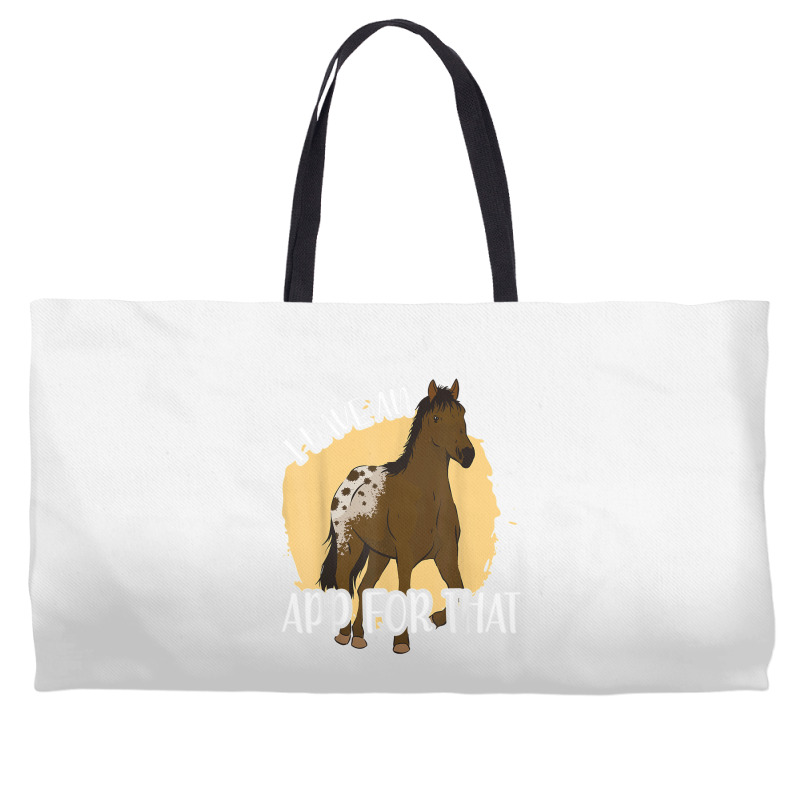 I Have An App For That, Appaloosa T Shirt Weekender Totes by James William | Artistshot