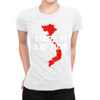 Made In Vietnam Vietnamese Language Funny Quote T Shirt Ladies Fitted T-shirt | Artistshot