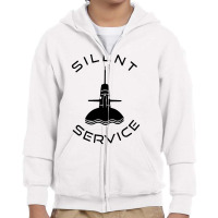 Silent Service Youth Zipper Hoodie | Artistshot