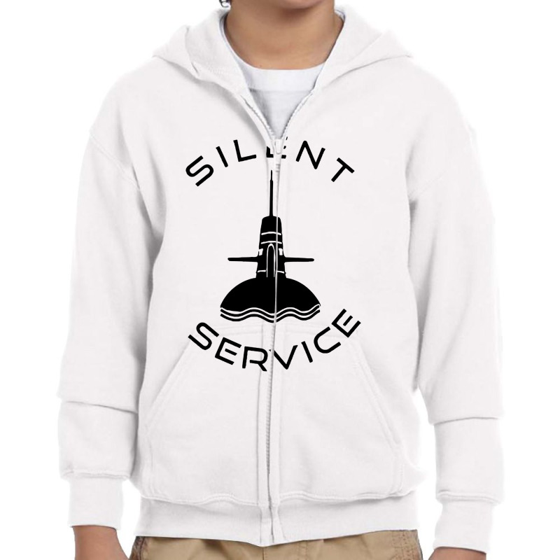 Silent Service Youth Zipper Hoodie by Kencot | Artistshot