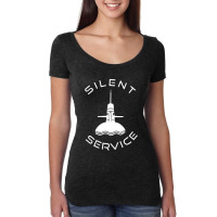 Silent Service Women's Triblend Scoop T-shirt | Artistshot