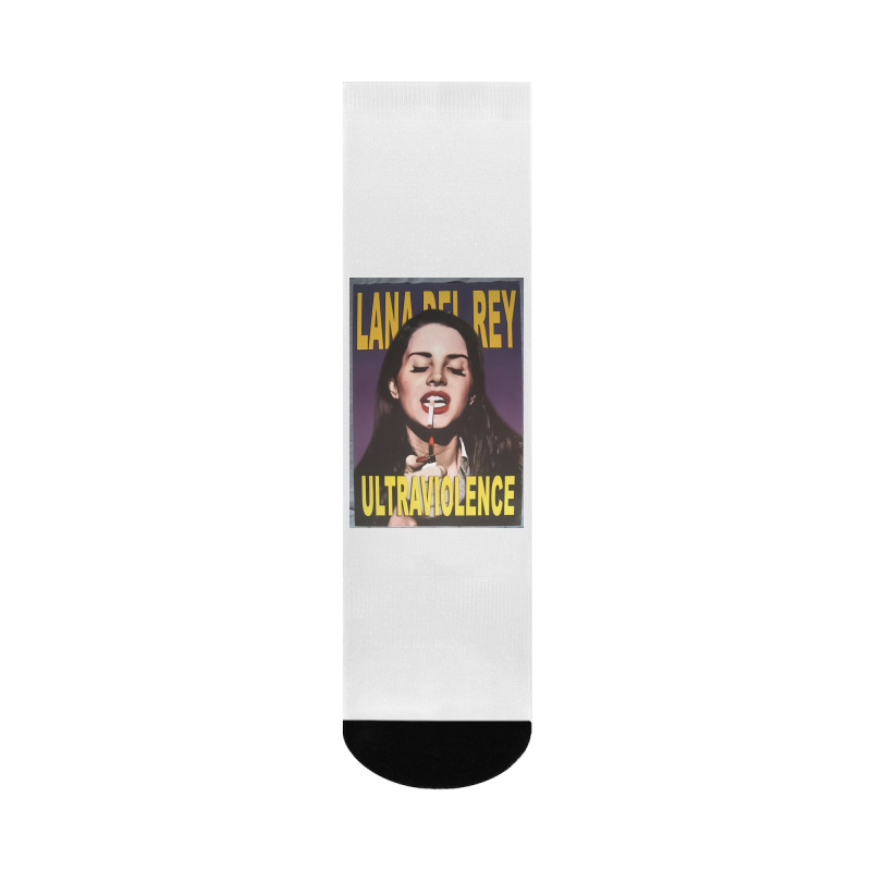 Lana Dell Ray Smoking Girl Crew Socks | Artistshot