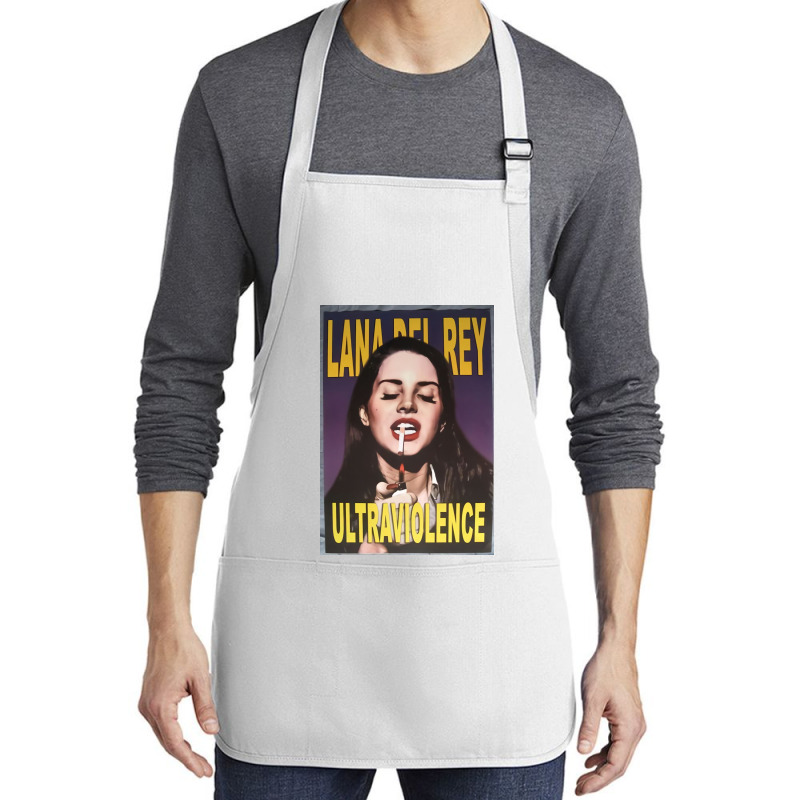 Lana Dell Ray Smoking Girl Medium-length Apron | Artistshot