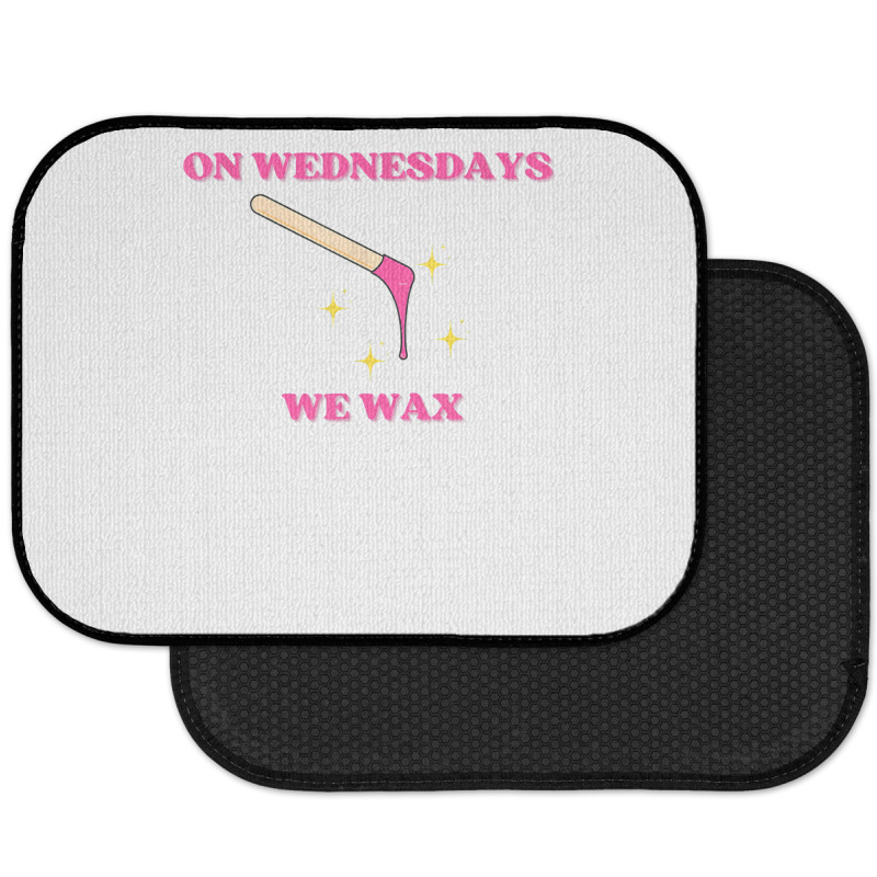 On Wednesdays We Wax Esthetician Aesthetician Skincare T Shirt Rear Car Mat | Artistshot