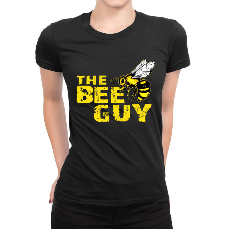 Cute Bee Keeper The Bee Guy Bee Costume Ladies Fitted T-shirt | Artistshot