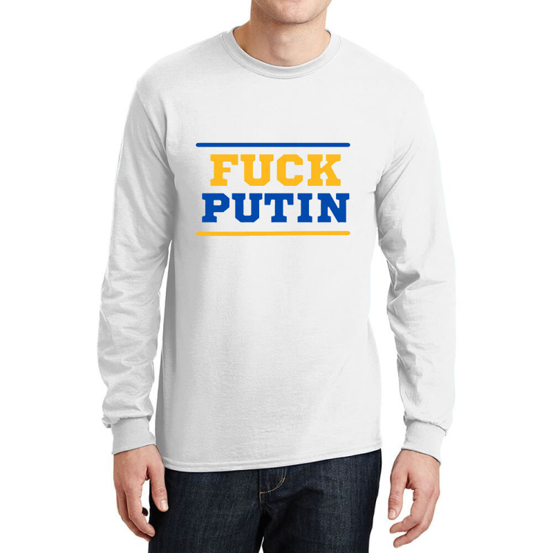 Fuck Putin Long Sleeve Shirts by creativelylily | Artistshot