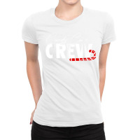 Candy Cane Crew, Sugar Walking Stick Sweets Cookies T Shirt Ladies Fitted T-shirt | Artistshot