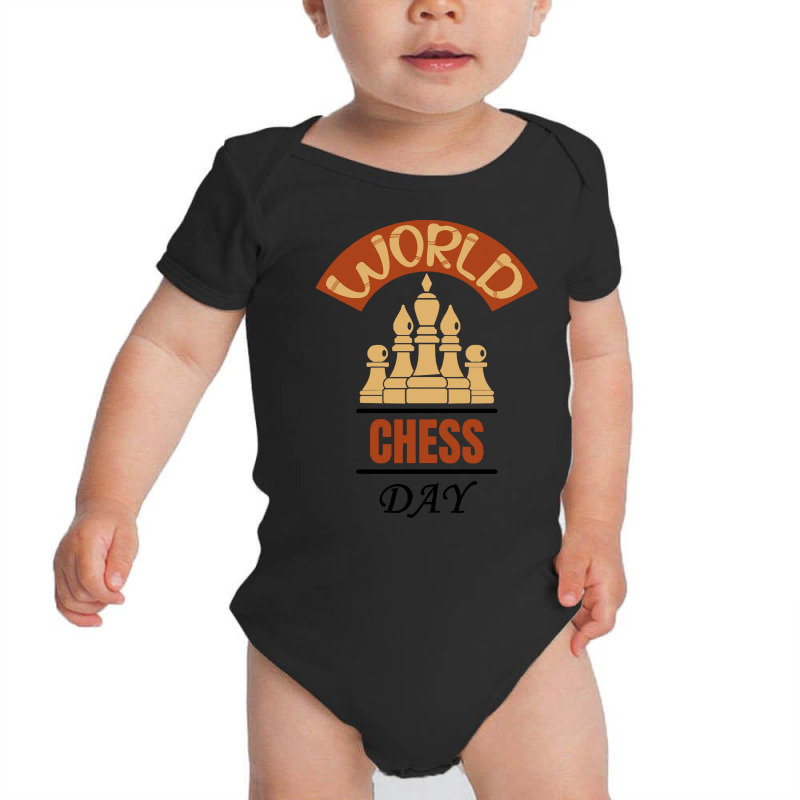 Chess Player Gifts T  Shirt International Chess Day Baby Bodysuit by blossomparkour | Artistshot