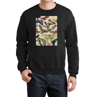 Adolphe Millot - Classic Vintage Butterfly Crewneck Sweatshirt | Artistshot