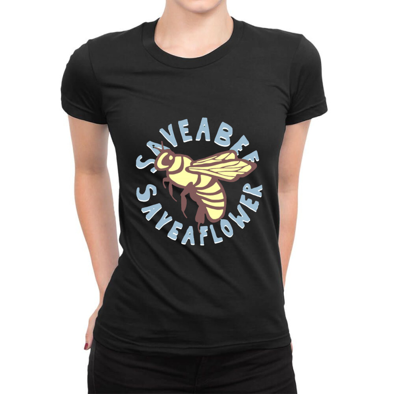 Save The Bees Ladies Fitted T-shirt | Artistshot