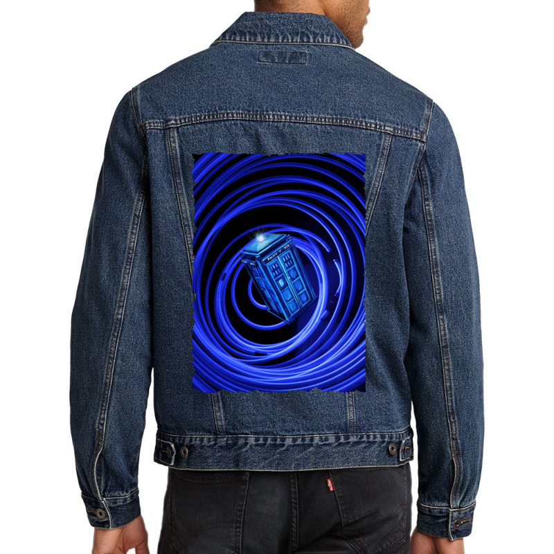 Tardis Vortex Men Denim Jacket | Artistshot