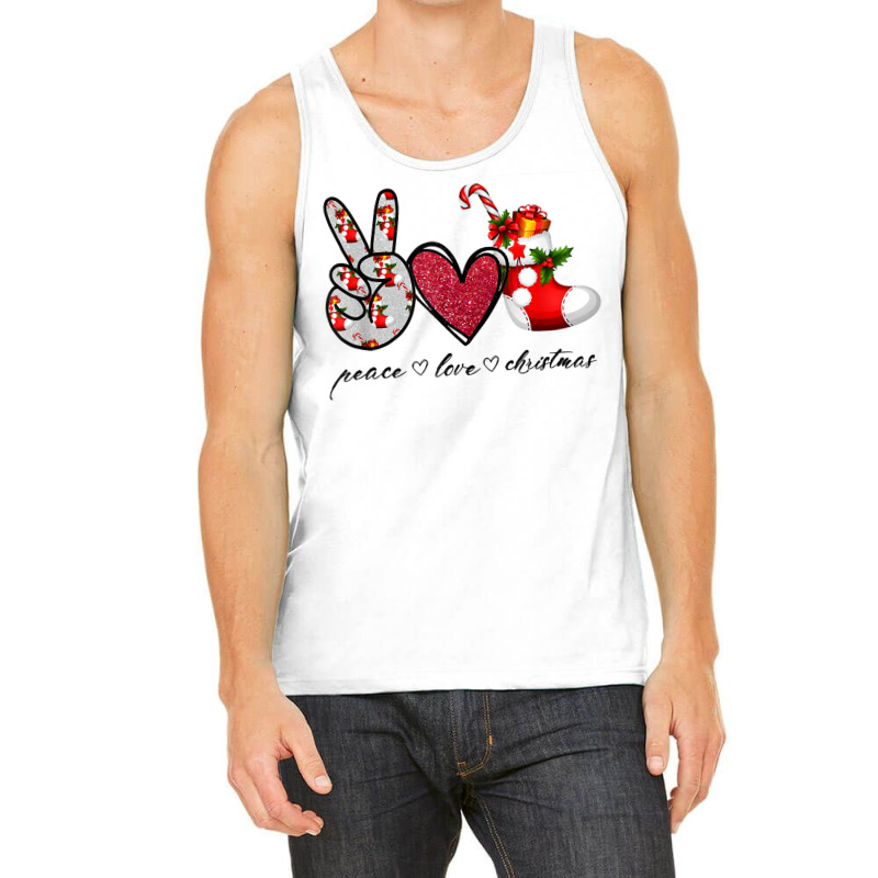 Peace Love Christmas Tis The Season Christmas Family Pajamas T Shirt Tank Top by kryloxsiriaso4 | Artistshot