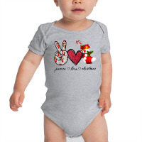 Peace Love Christmas Tis The Season Christmas Family Pajamas T Shirt Baby Bodysuit | Artistshot