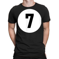 Pool Ball 7 Matching Billiards Gift Easy Halloween Costume T Shirt T-shirt | Artistshot