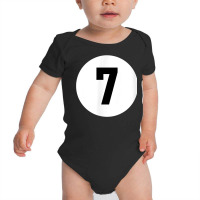 Pool Ball 7 Matching Billiards Gift Easy Halloween Costume T Shirt Baby Bodysuit | Artistshot