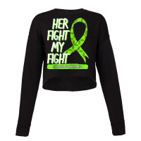 Lyme Disease Awareness Green Ribbon Erythema Ticks Gift Idea Raglan Ba Cropped Sweater | Artistshot