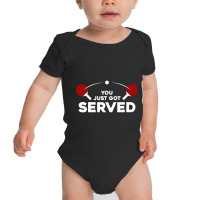 Funny Ping Pong Served T Shirt Table Tennis Gift Baby Bodysuit | Artistshot