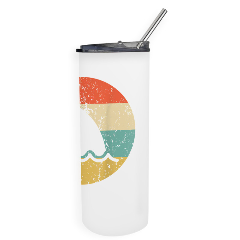 Shark Fin Retro Style Shark T Shirt Skinny Tumbler | Artistshot