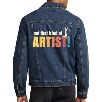 Vintage Snow Alpine Skiing Sport Downhill Ice Ski Race Long Sleeve Men Denim Jacket | Artistshot