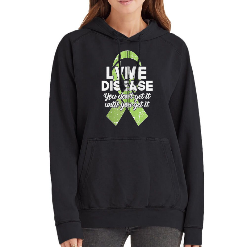 Lyme Disease Survivor Infect For A Lyme Disease Warrior Zip Hoodie Vintage Hoodie | Artistshot