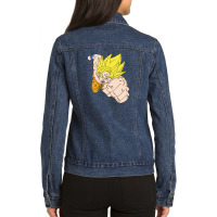 Son Goku Ladies Denim Jacket | Artistshot