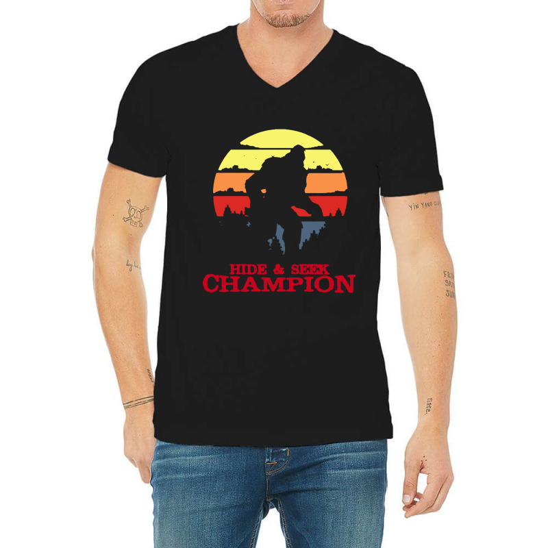 Hide And Seek Champion V-Neck Tee by ArtMaker | Artistshot