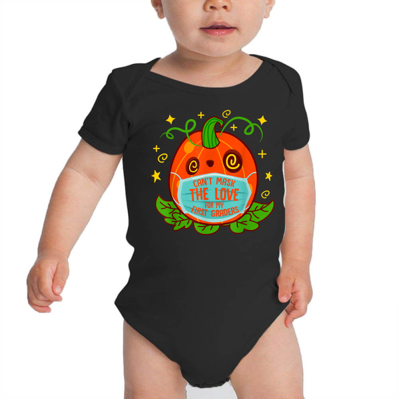 Can't Mask The Love For My 1st Grade Teacher Halloween Costu T Shirt Baby Bodysuit | Artistshot