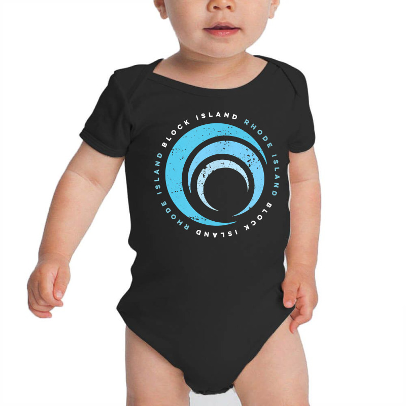 Block Island Rhode Island Beach Retro Vintage Wave T Shirt Baby Bodysuit by mikidicosmo | Artistshot