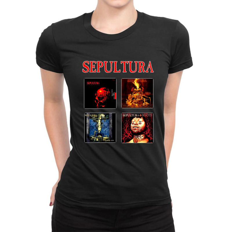 Sepultura Metal Ladies Fitted T-Shirt by Pistol X | Artistshot