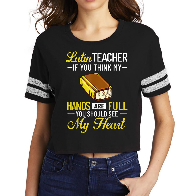 Latin Teacher Rome Language Lesson Student School T Shirt Scorecard Crop Tee by rierauigentrythe | Artistshot