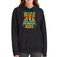 Proud School Teacher Bilingual Kids T Shirt Vintage Hoodie | Artistshot