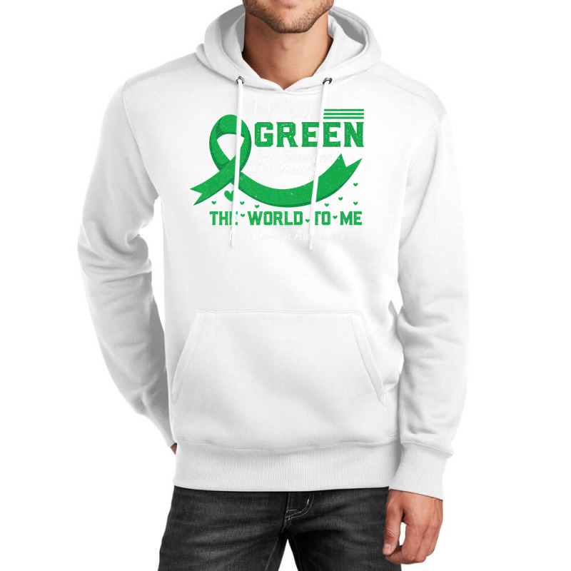 Funny Infectious Awareness Ribbon Green Lyme Disease Warrior Premium Unisex Hoodie | Artistshot