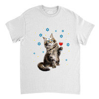 Happy Passover Maine Coon Cat Funny Seder Jewish Holiday Premium Classic T-shirt | Artistshot