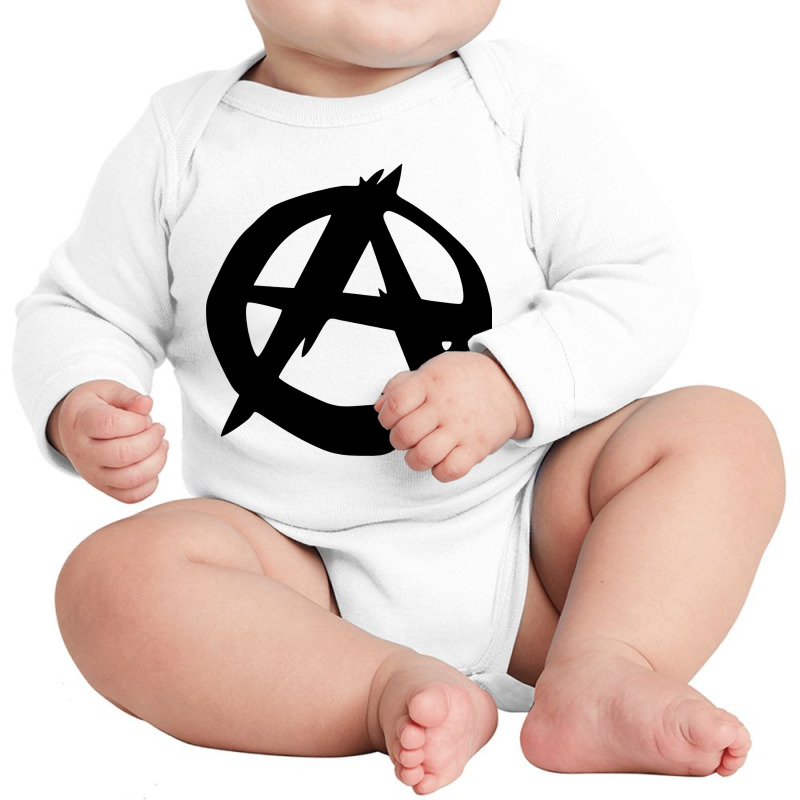 Anarchy Long Sleeve Baby Bodysuit | Artistshot