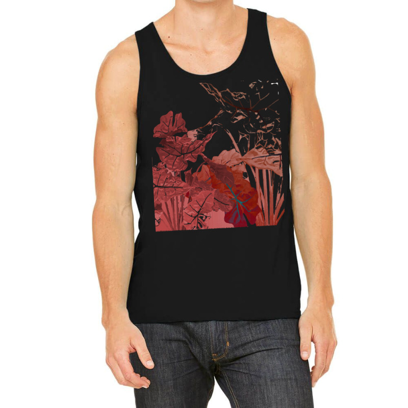 Big Leaves Green Watercolor T  Shirtred Brown Big Leaves Watercolor T Tank Top | Artistshot