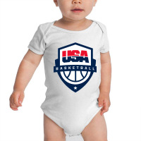 Basketball Usa Baby Bodysuit | Artistshot