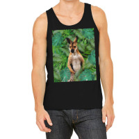 Big Palm Leaves Pattern Blue Color T  Shirt Wallaby Jungle Leaves Mons Tank Top | Artistshot