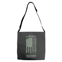 America This Is The Government The Founders Warned Us About Adjustable Strap Totes | Artistshot