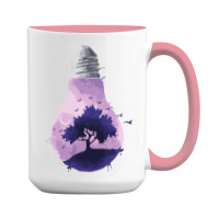 Bulb Of Light T  Shirt Bulb Of Light   Purple Nature T  Shirt 15 Oz Coffee Mug | Artistshot