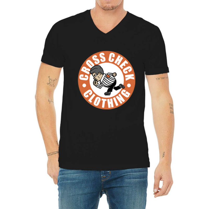 Cross Check Clothing Van Hockey V-neck Tee | Artistshot