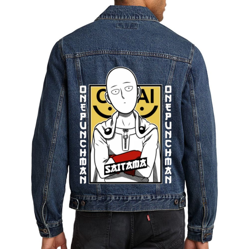 Punch Man Men Denim Jacket | Artistshot