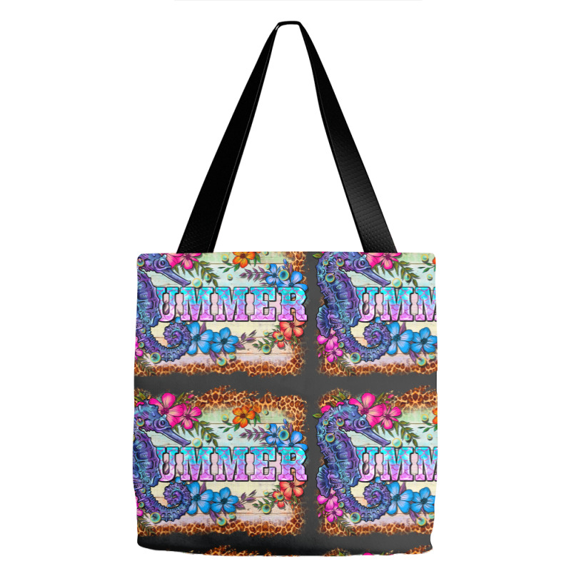 Seahorse Summer Tote Bags | Artistshot