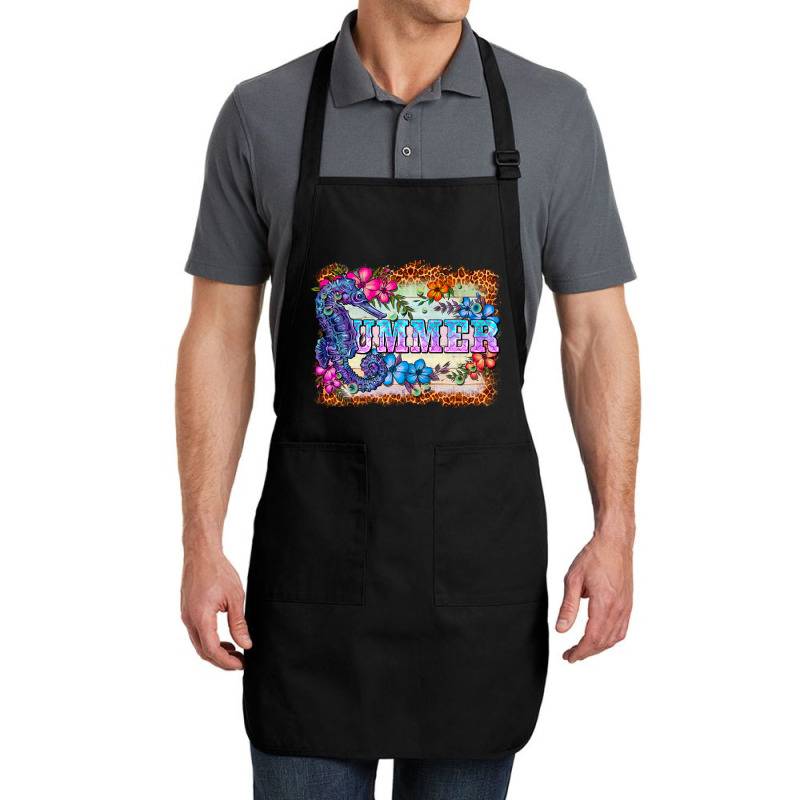 Seahorse Summer Full-length Apron | Artistshot