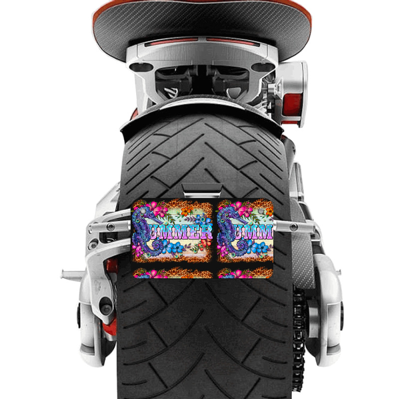 Seahorse Summer Motorcycle License Plate | Artistshot