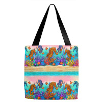 Seahorse Under The Sea Cup Tote Bags | Artistshot